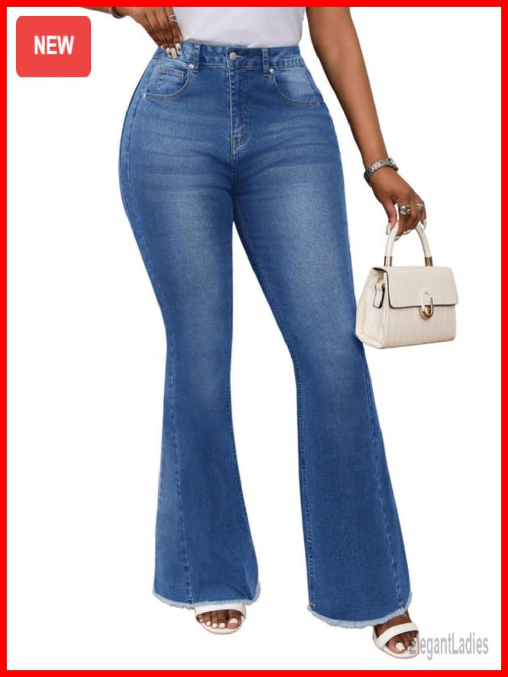 Womens High Waisted Super Stretchy Skinny Denim Work Jeans 68% Cotton 30%